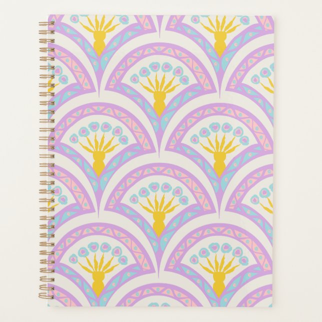 Motif en coquille de couleur pastel (Devant)