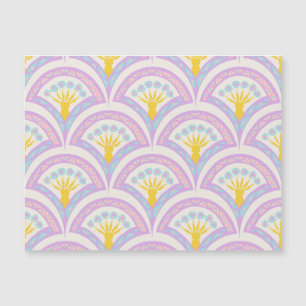 Motif en coquille de couleur pastel