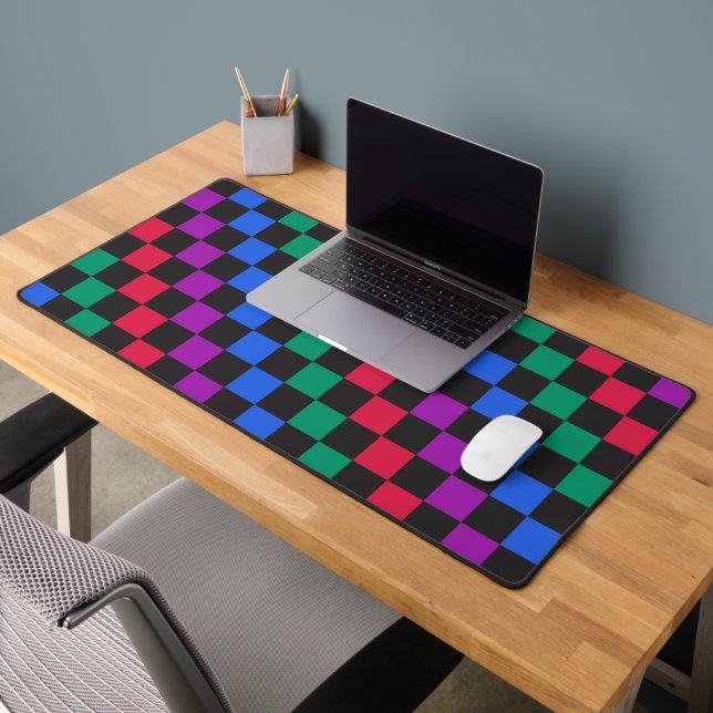 Motif en damier diagonal de bonbons précieux (Bureau 2)