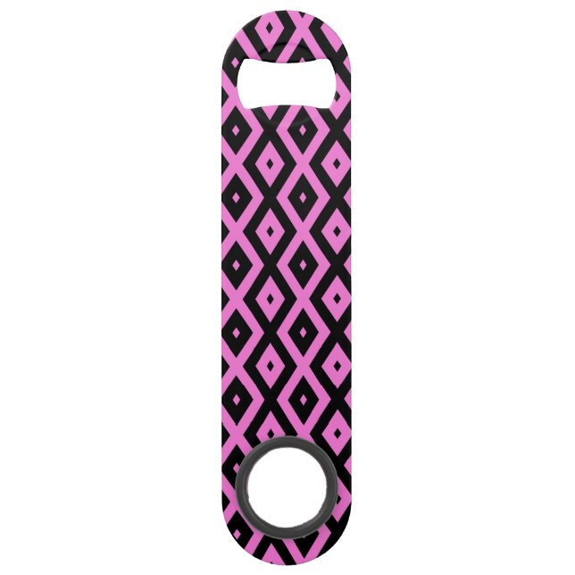 Motif en diamant rose et noir (Devant)