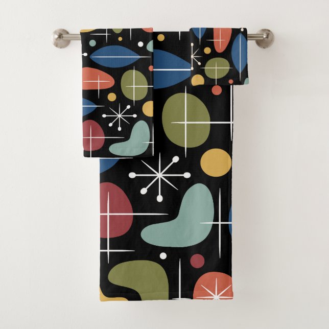 Motif en forme d'étoile de style Mid Century Moder (En situation)