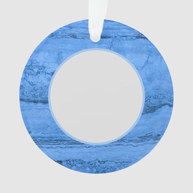 Motif en granit bleu, marbre bleu, pierre bleue (devant)