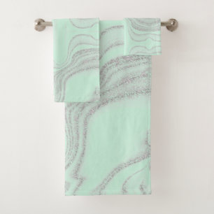 Motif en marbre abstrait vert menthe moderne 