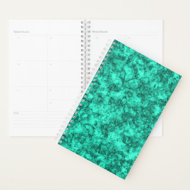 Motif en marbre clair turquoise (Devant avec enveloppe)