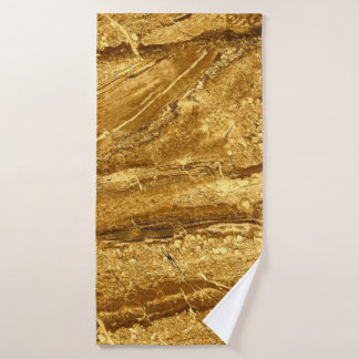 Motif en marbre d'or naturel