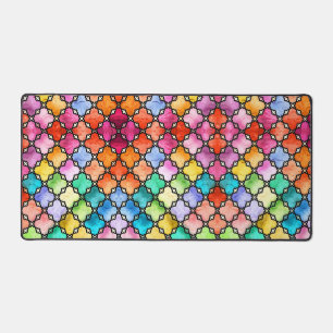 Motif en mosaïque arc-en-ciel