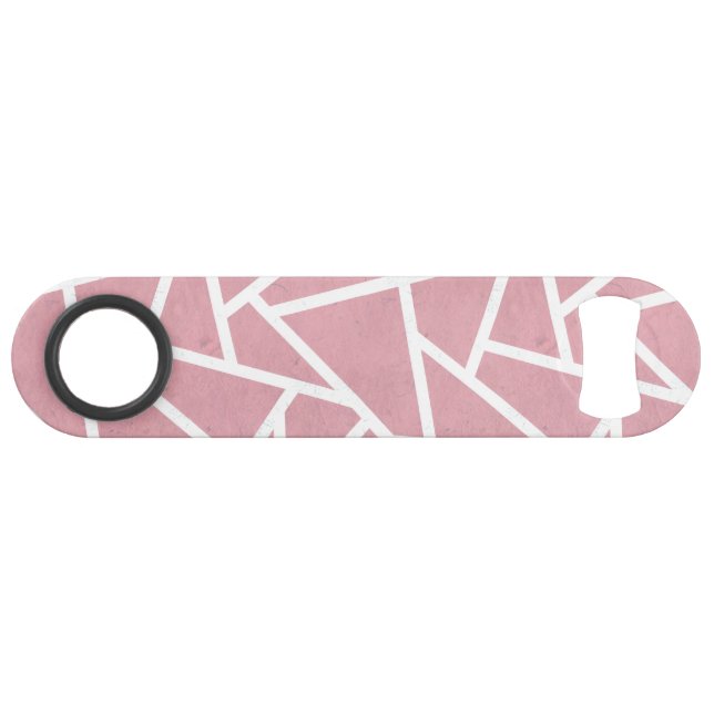 Motif en mosaïque corail et blanc (Devant (Horizontal))