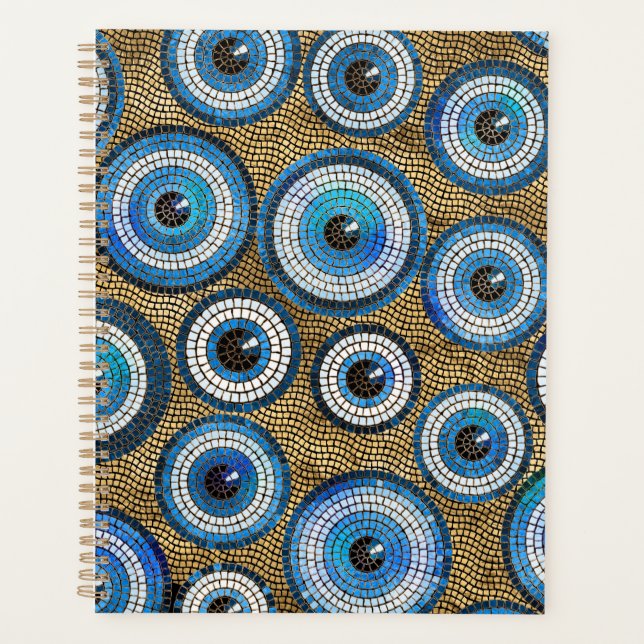 Motif en mosaïque de l'oeil maléfique (Devant)