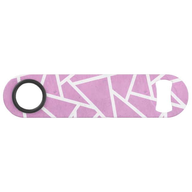 Motif en mosaïque rose et blanc (Devant (Horizontal))