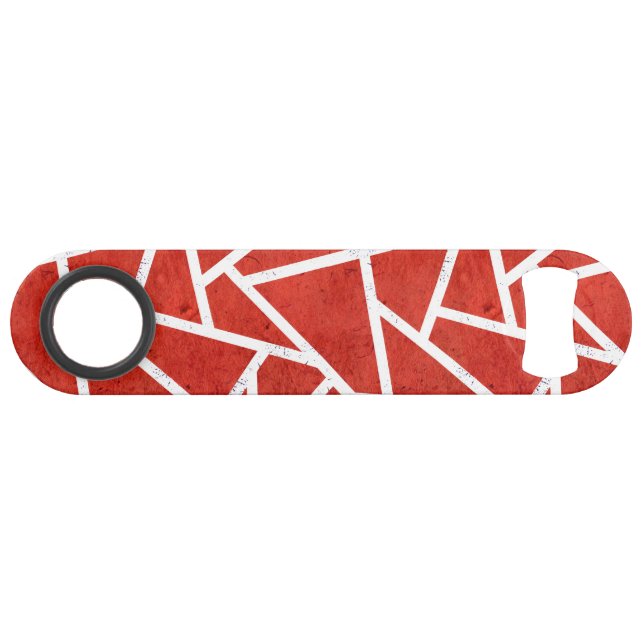 Motif en mosaïque rouge et blanche (Devant (Horizontal))