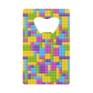 Motif en plastique de blocs de construction