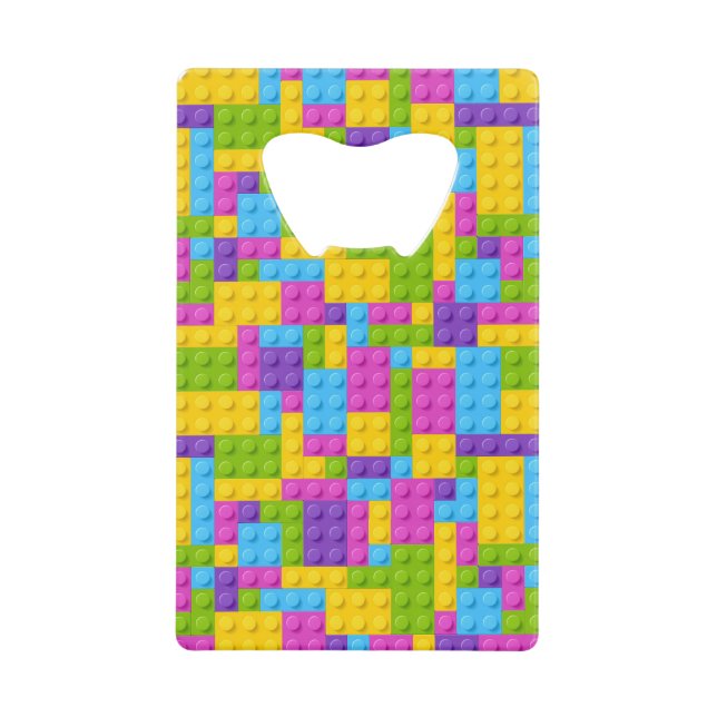 Motif en plastique de blocs de construction (Devant)