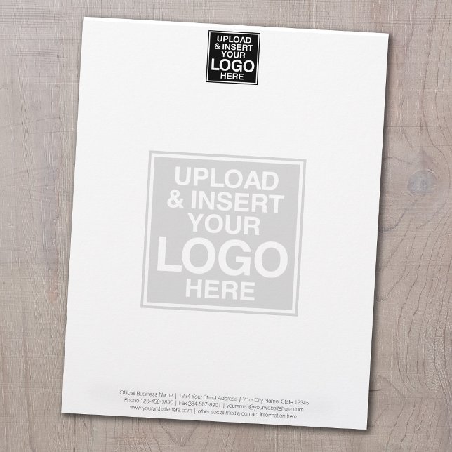 Motif En-tête de lettre d'affaires de base avec WATERMAR (Créateur téléchargé)