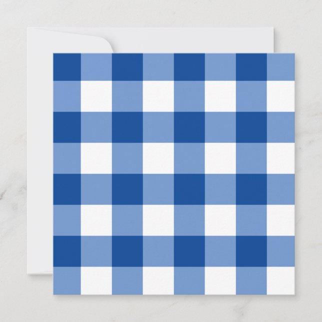 Motif en vichy bleu (Devant)