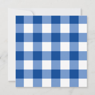 Motif en vichy bleu