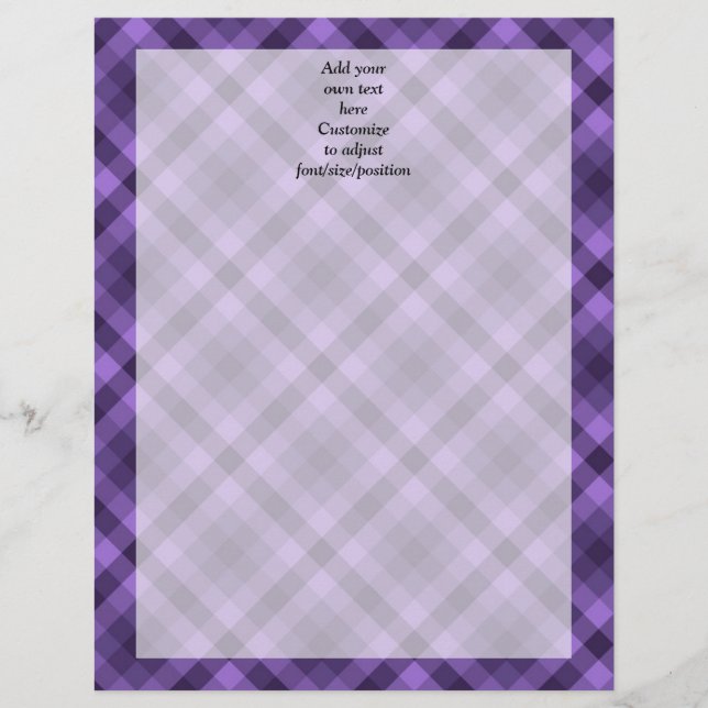 Motif en vichy violet (Devant)