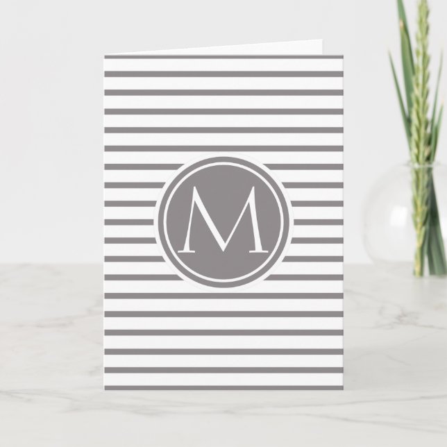 Motif et monogramme de rayures minces en titane (Devant)