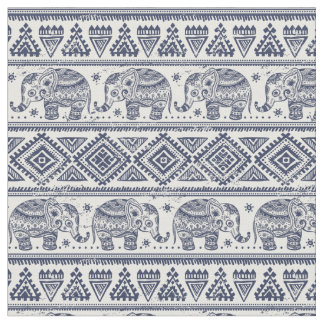Coupons tissus motifs elephants