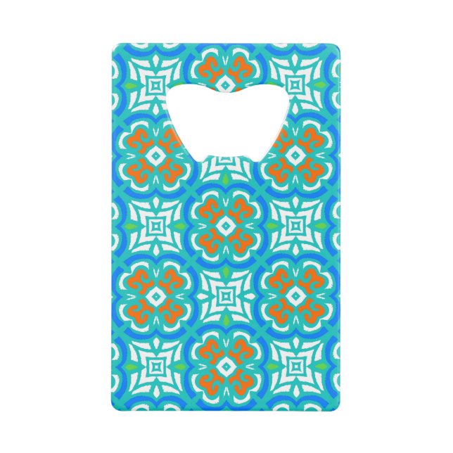 Motif ethnique turquoise (Devant)