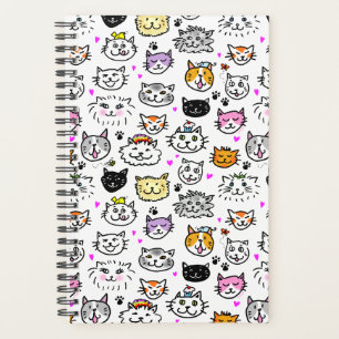 Motif face chats Whimsical