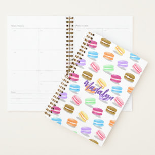 motif fantaisiste de macarons