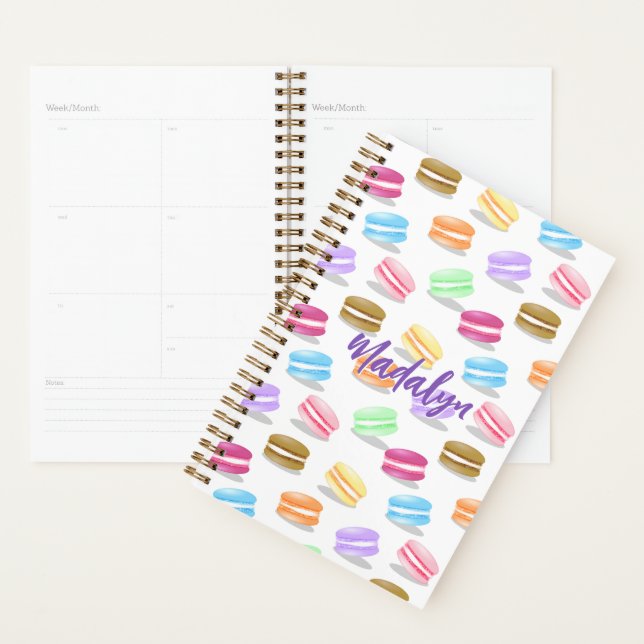 motif fantaisiste de macarons (Devant avec enveloppe)