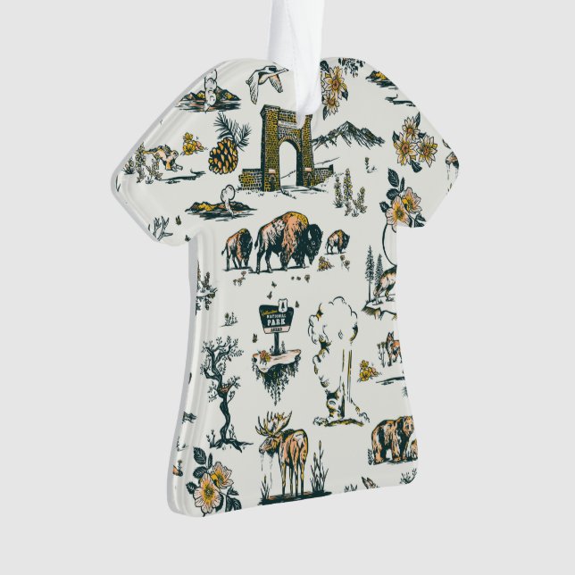 Motif faunique du parc national Yellowstone (devant)