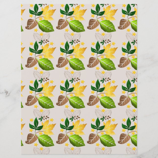 Motif feuille (Devant)