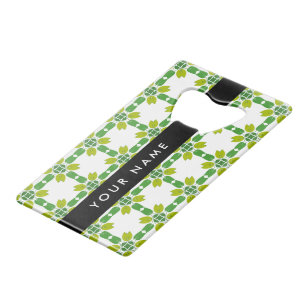 Motif feuille, Feuilles verts, votre nom