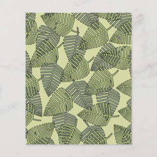 Motif Feuille Green Tropical.
