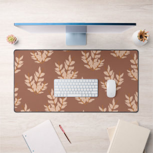 Motif feuille ligne Vintage Feuille Brown
