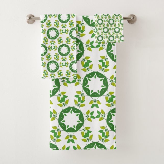 Motif Feuille, Motif De Feuilles, Feuilles Verts (En situation)