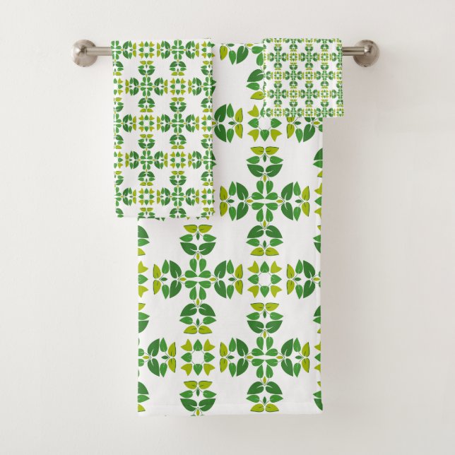 Motif Feuille, Motif De Feuilles, Feuilles Verts (En situation)