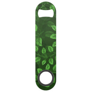 Motif Feuille vert aquarelle