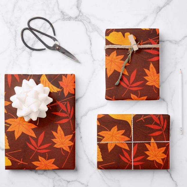 Motif Feuilles d'automne (Recto)