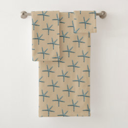 Motif Finger Finger Starfish Sur Sable