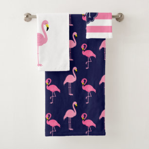 Motif Flamants roses amusants