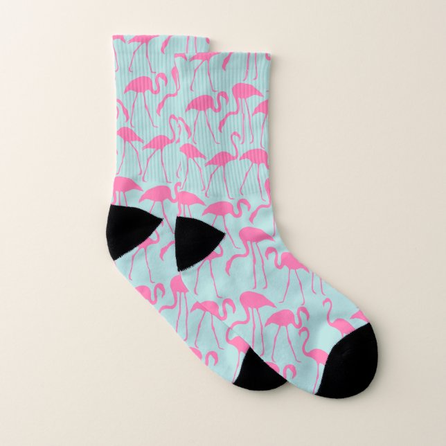 Motif Flamants roses rose amusant (Paire)