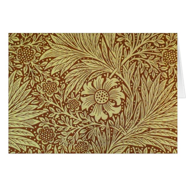 Motif Fleur Antique Marigold de William Morris (Devant horizontal)