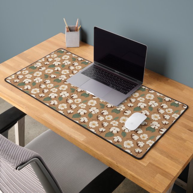 Motif Fleur de Coton d'Alabama - Southern Botanica (Bureau 2)