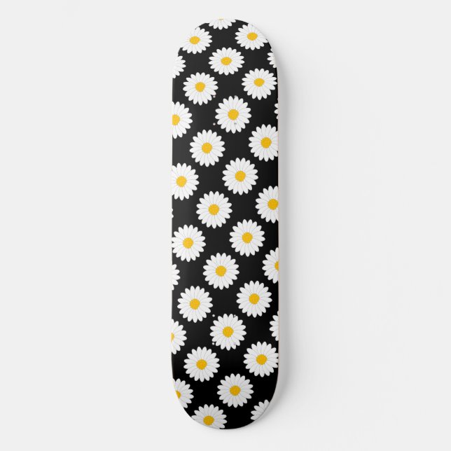 Motif Fleur Marguerite Brumeuse Planche à Roulette (Recto)
