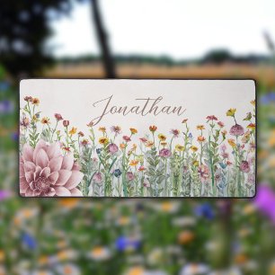 Motif Fleur sauvage aquarelle