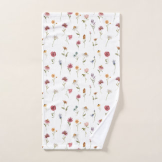 Motif Fleur sauvage de ressort d'aquarelle