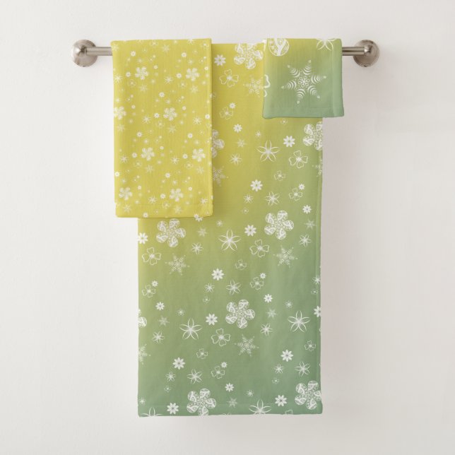 Motif fleur sauvage Summer Jaune Daisy (En situation)