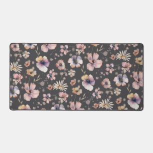 Motif Fleurs Sauvages Aquarelle Bohème Triste 