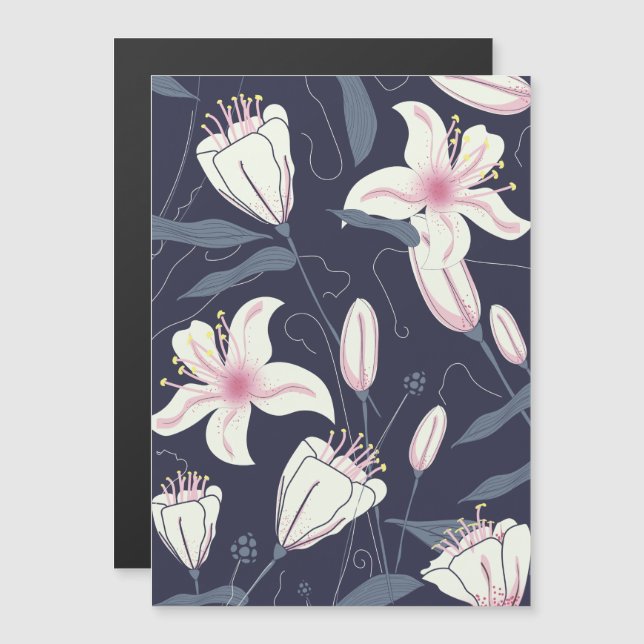 motif Fleurs vintages (Devant / Derrière)