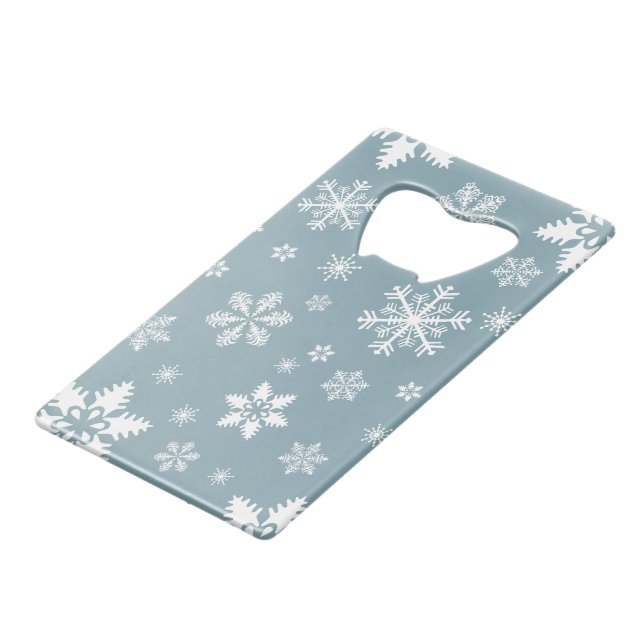 Motif Flocon de Neige, Flocons de Neige Blancs, Ne (Devant Angle)