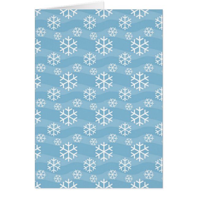 Motif Flocons de Neige Blancs Noël Fêtes (Devant)