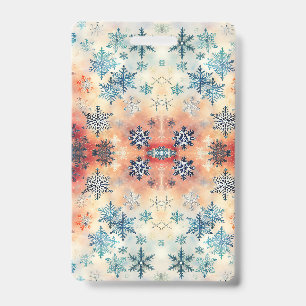 Motif Flocons de Neige Rétro - Badge