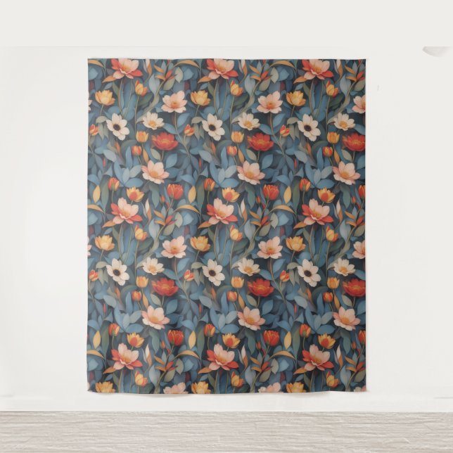 Motif floral 4 tapisserie (Devant)